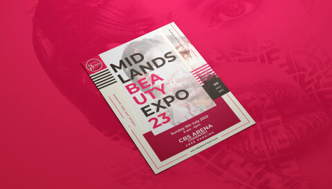 Midlands Beauty Expo 23 Flyer Design