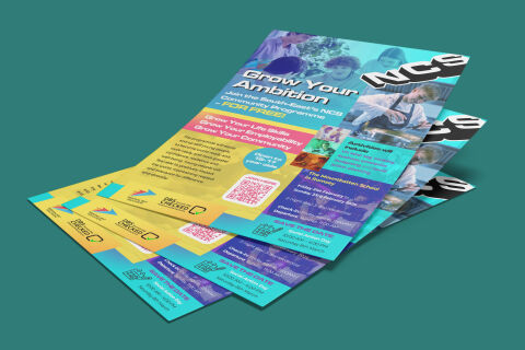 NCS Grow Your Ambition Flyer Design
