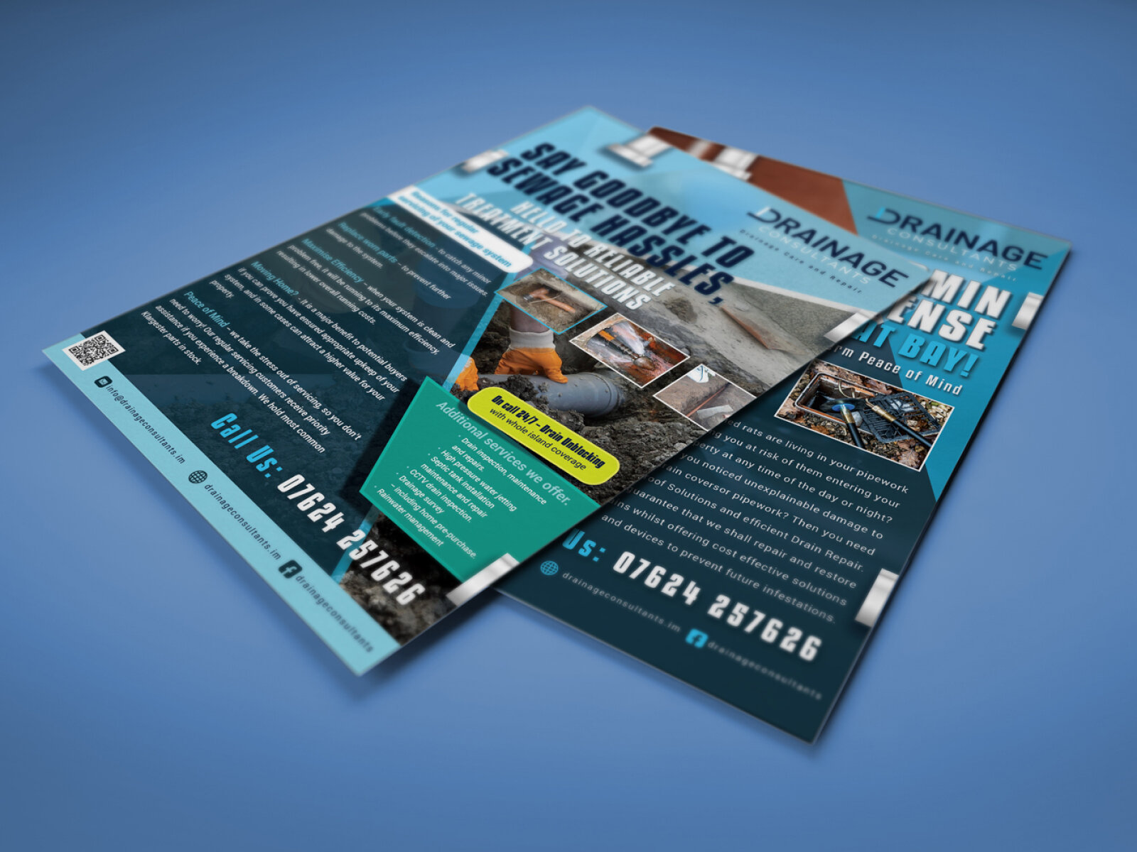 Drainage Consultants Flyer Design