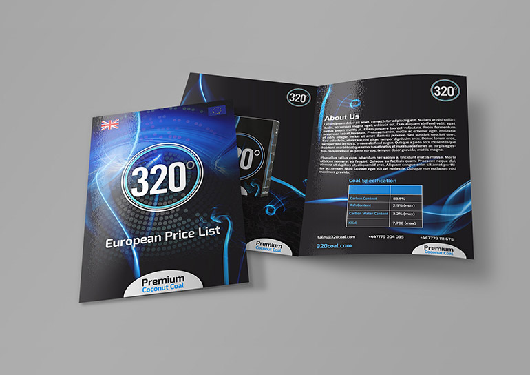 320 Degrees Coal Brochure Design