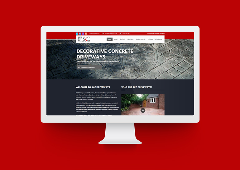 SKC Driveways Website Design