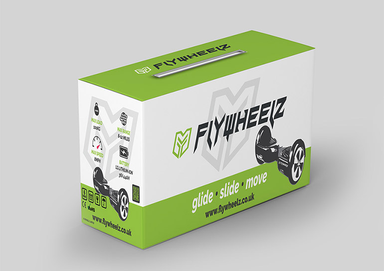 Flywheelz Packaging Design