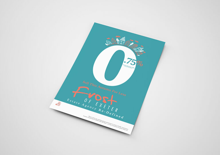 Frost Of Exeter Estate Agency Flyer Design