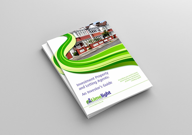 Lime Light Investment Property and Letting Agents Guide Brochure Design