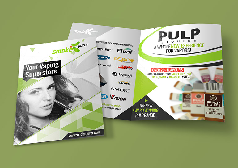 Pulp Liquids Brochure Design