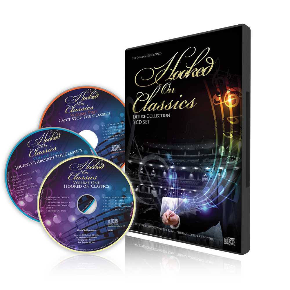Hooked On Classics 3D CD Packaging