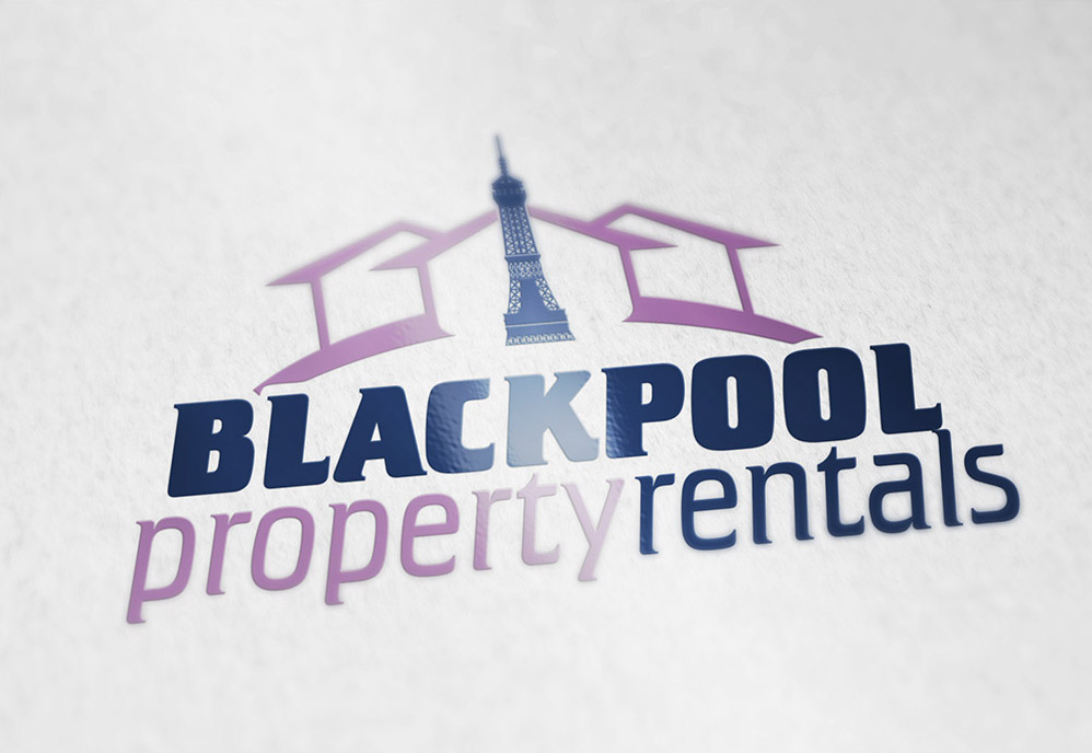 Blackpool Property Rentals Logo Design