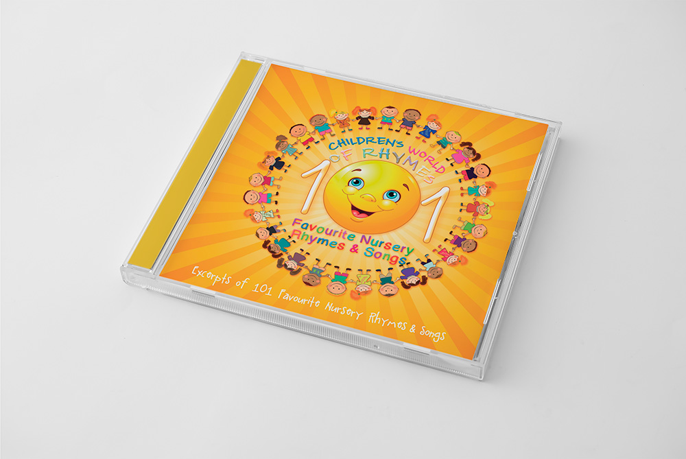Childrens World Of Rhymes 101 CD Cover Design