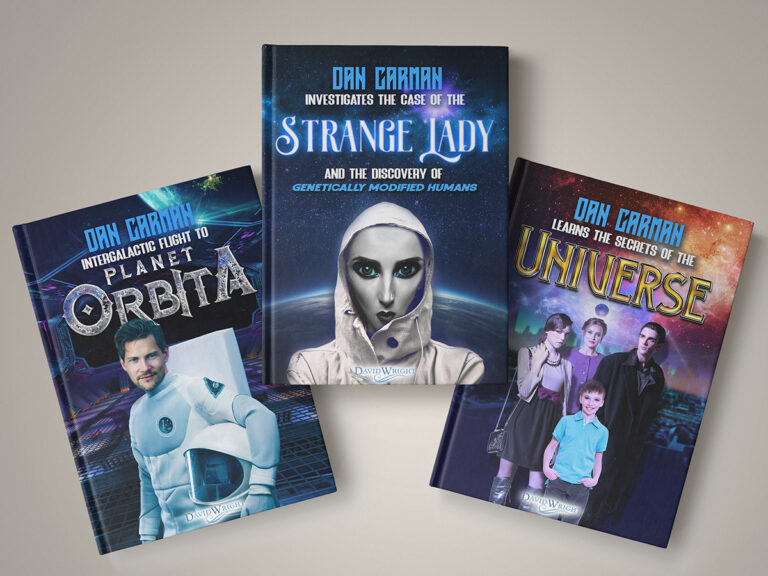 Dan Carman Trilogy Book Covers Design