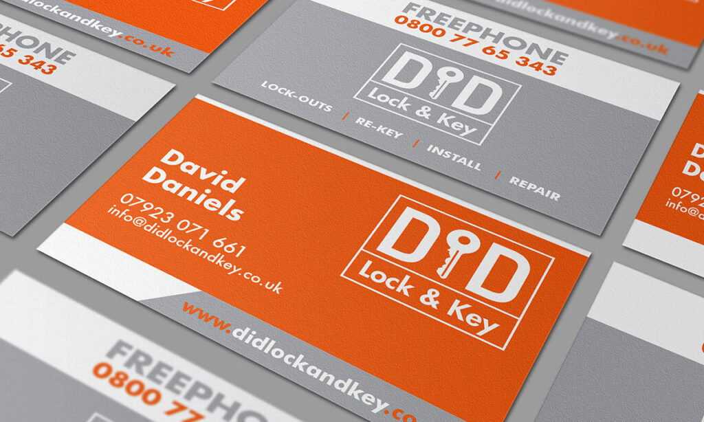 Did Lock And Key Business Card Design
