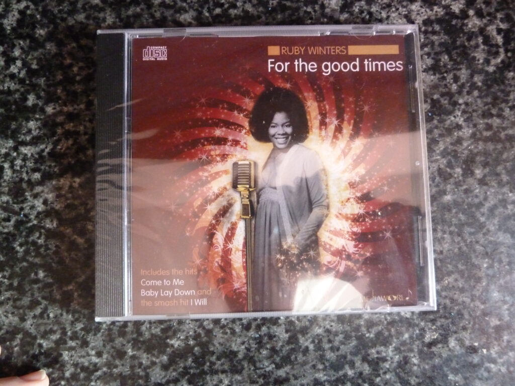 Ruby Winters For The Good Times CD Cover Design