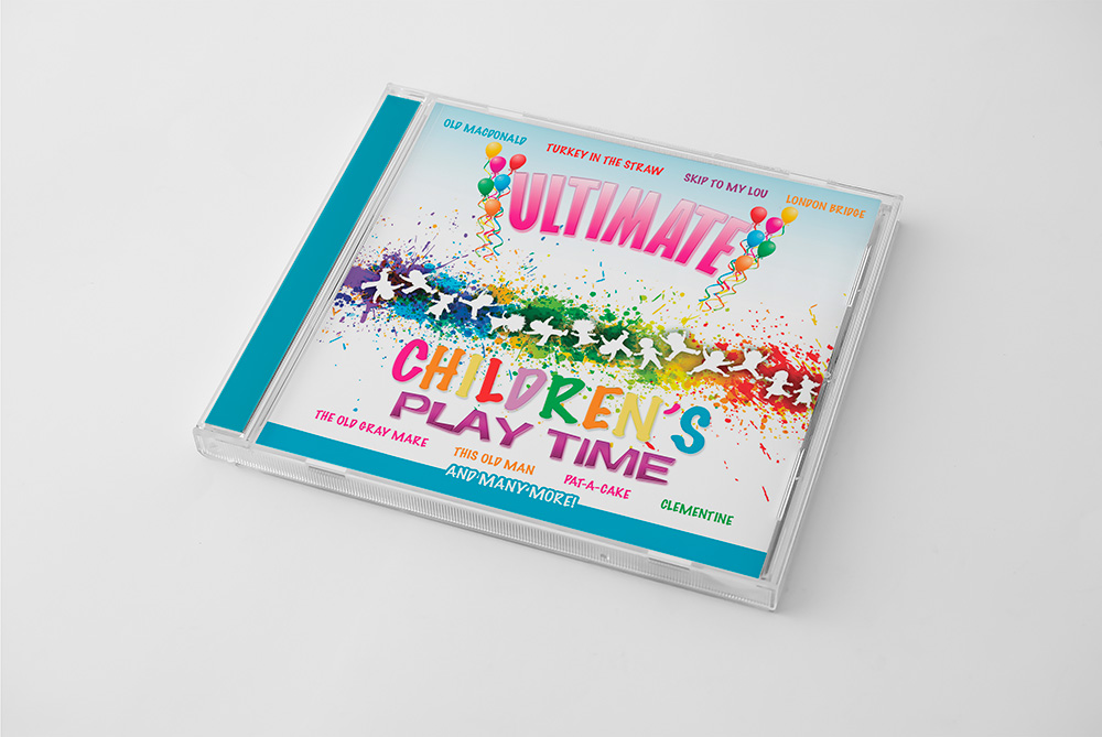 Ultimate Children's Play Time CD Cover Design