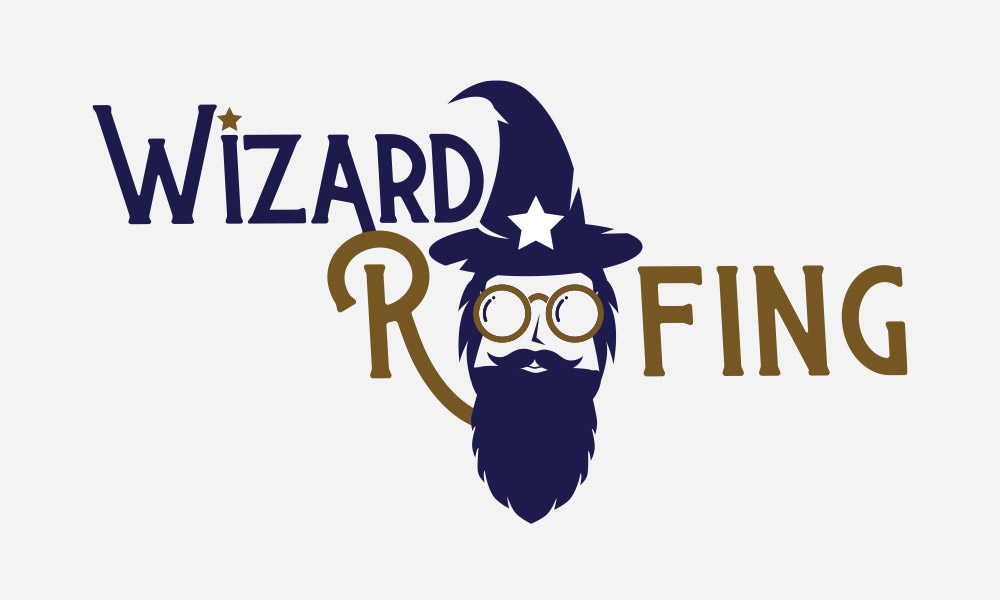 Wizard Roofing Logo Design