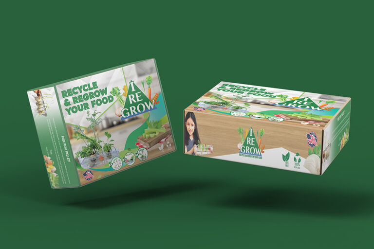 I Re Grow Recycle & Regrow Your Food Packaging Design