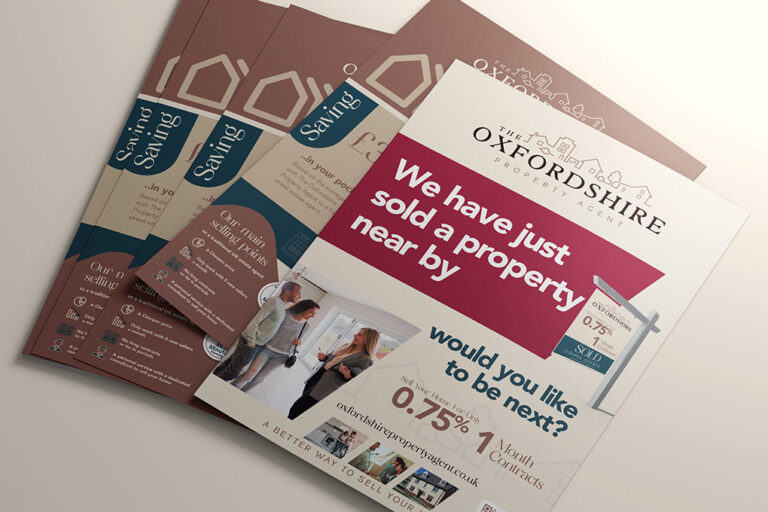 The Oxfordshire Property Agent Flyer Design