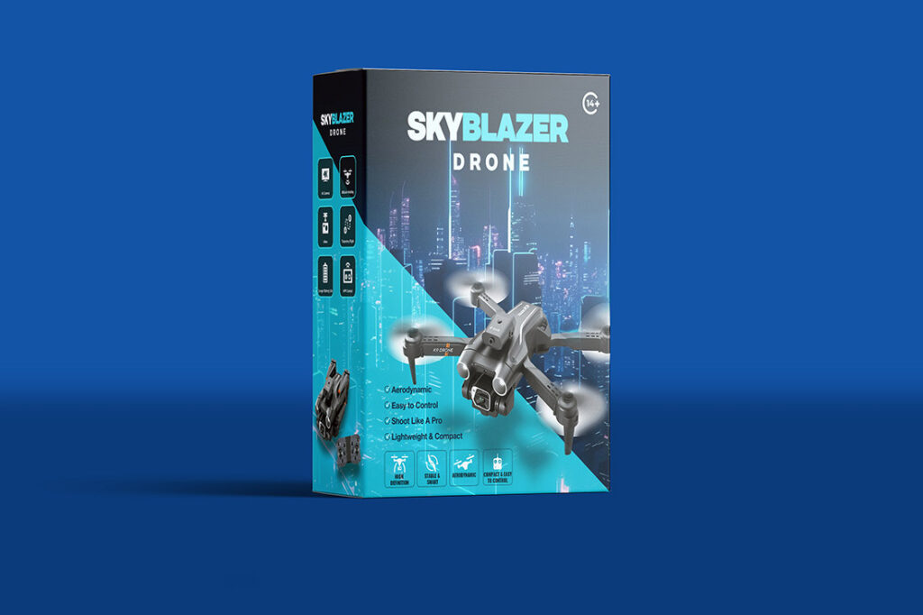 SkyBlazer Drone Packaging Design